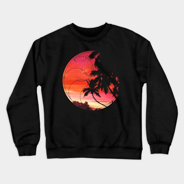 Night Tide Crewneck Sweatshirt by Arcuedes